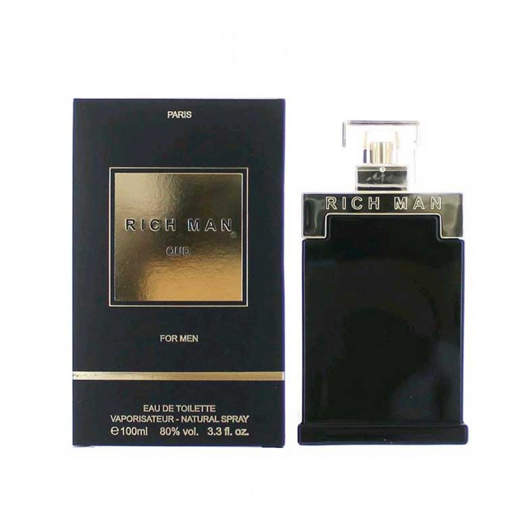 ادو تویلت مردانه پاریس بلو مدل ریچ من عود Rich Man Oud