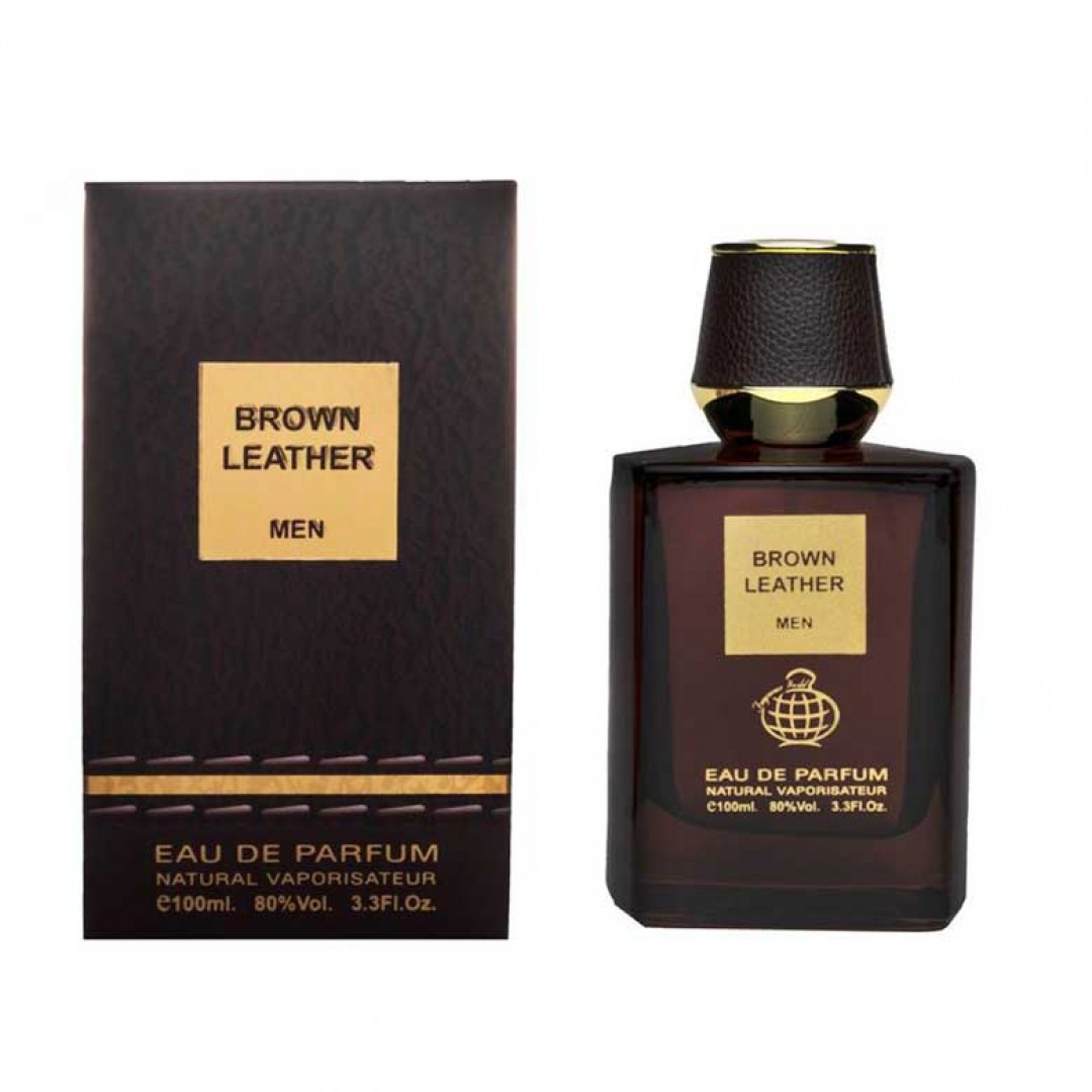 ادو پرفیوم مردانه فراگرنس ورد مدل براون (برون) لیدر Brown Leather