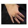 انگشتر مردانه نقره تخت صیقلی مجلسی کد P21286