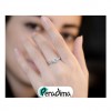 انگشتر نقره زنانه سولیتر لاکچری کد P21018
