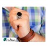 انگشتر نقره مردانه سنگ اونیکس مشکی با رکاب سیاه قلم کد P19602