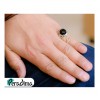 انگشتر نقره مردانه سنگ اونیکس مشکی کد P19606