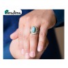 انگشتر نقره مردانه سنگ فیروزه اصل کد P20679