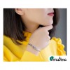 دستبند زنانه نقره طرح بینهایت کد P21352