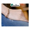 دستبند نقره دخترانه طرح جدید کد P20166