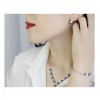 سرویس نقره عروس نگین برلیان آبی و سفید کد PS21302