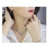سرویس نقره عروس نگین برلیان آبی و سفید کد PS21302