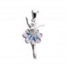 گردنبند دخترانه نقره طرح بالرین کد P20747