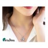 گردنبند دخترانه نقره طرح ماه تیر کد P21249