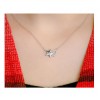 گردنبند دخترانه نقره نگین دار طرح Love کد P19583
