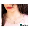 گردنبند نقره دخترانه طرح حروف انگلیسی S کد P19797