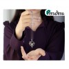 گردنبند نقره دخترانه طرح فرشته کد P21314