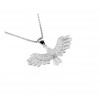 گردنبند نقره دخترانه طرح پرواز کد P21228