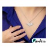 گردنبند نقره دخترانه طرح پرواز کد P21228
