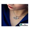 گردنبند نقره دخترانه طرح پرواز کد P21228