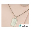گردنبند نقره طرح حکاکی وان یکاد کد P20493